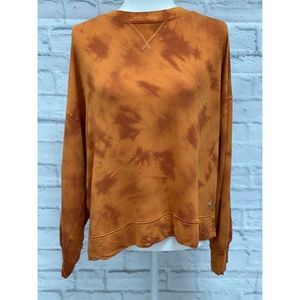 **NWT** Tie-dye orange sweatshirt